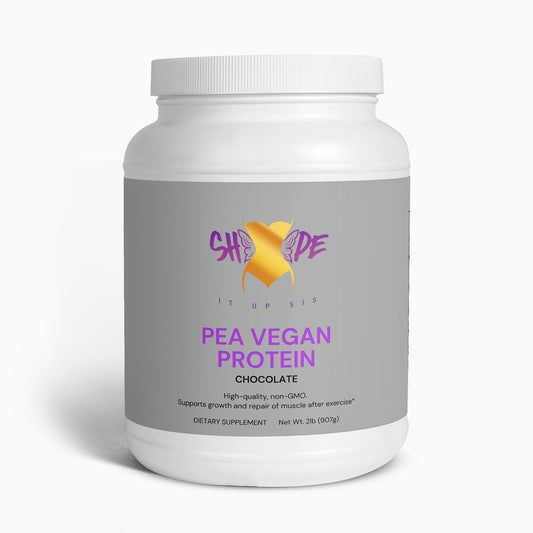Vegan Pea Protein (Chocolate) - Shape It Up Sis LLC 